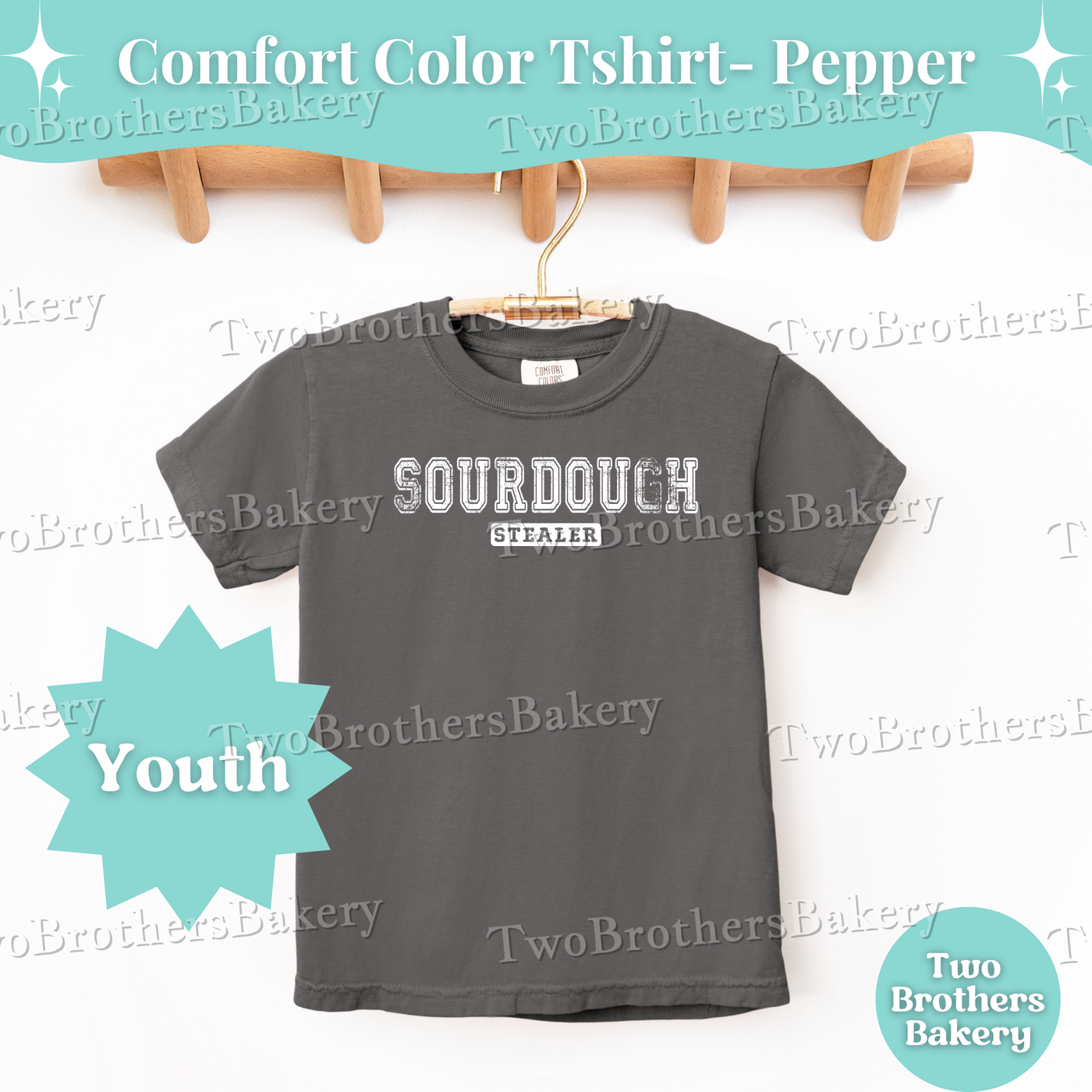 Sourdough Stealer Shirt, Kids Sourdough Tee, Matching Bakery Family Outfit, Mommy and Me Baking Shirt, Sourdough Gift for Kids, Bread Lover