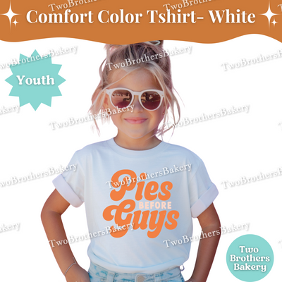 Pies Before Guys Shirt, Baking Kids Tee, Pie Lover Shirt, Matching Family Pie Shirts, Thanksgiving Pie T-Shirt, Mommy and Me Baking Tees