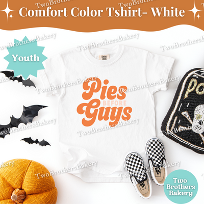 Pies Before Guys Shirt, Baking Kids Tee, Pie Lover Shirt, Matching Family Pie Shirts, Thanksgiving Pie T-Shirt, Mommy and Me Baking Tees