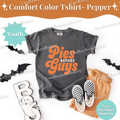 Pies Before Guys Shirt, Baking Kids Tee, Pie Lover Shirt, Matching Family Pie Shirts, Thanksgiving Pie T-Shirt, Mommy and Me Baking Tees