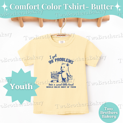 Ive Got 99 Problems Shirt, Youth Baking Tee, Cute Baker Shirt, Mini Baker Gift, Bake Sale Outfit, Mommy and Me Baking Top, Kid Baking Tee