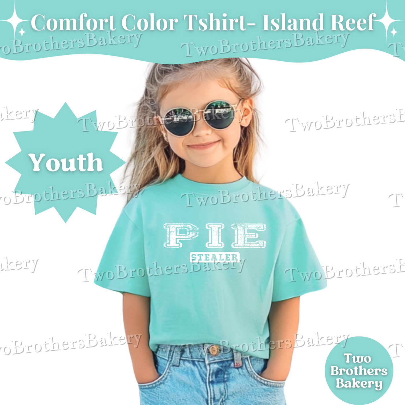 Youth Pie Stealer Shirt, Baking Kids Tee, Pie Lover Shirt, Matching Family Pie Shirts, Thanksgiving Pie T-Shirt, Mommy and Me Baking Tees