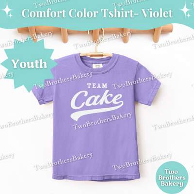 Team Cake, Youth Baking T-Shirt, Cake Lover Tee, Matching Family Baking Outfit, Little Baker Gift, Sports Baking Tee, Kid Cake Baker
