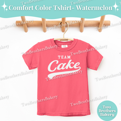 Team Cake, Youth Baking T-Shirt, Cake Lover Tee, Matching Family Baking Outfit, Little Baker Gift, Sports Baking Tee, Kid Cake Baker