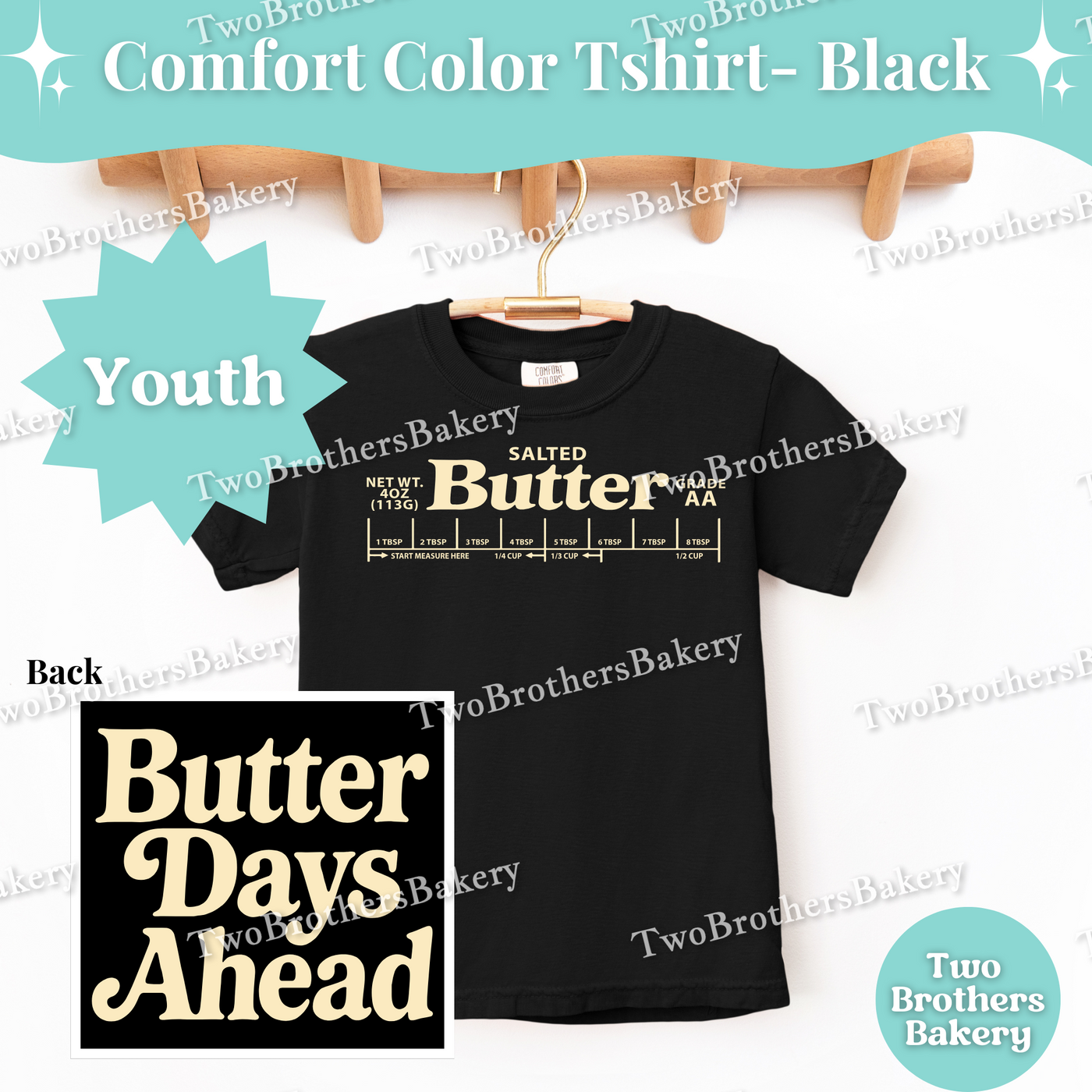 Kids Butter Baking Shirt, Funny Retro Baking T-Shirt, Butter Days Ahead, Cute Matching Baking Shirts, Baking Crew Tees, Mommy and Me Butter