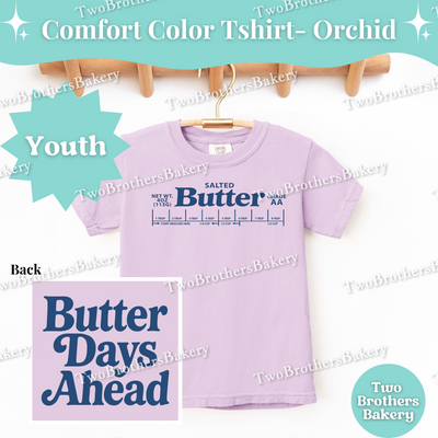 Kids Butter Baking Shirt, Funny Retro Baking T-Shirt, Butter Days Ahead, Cute Matching Baking Shirts, Baking Crew Tees, Mommy and Me Butter