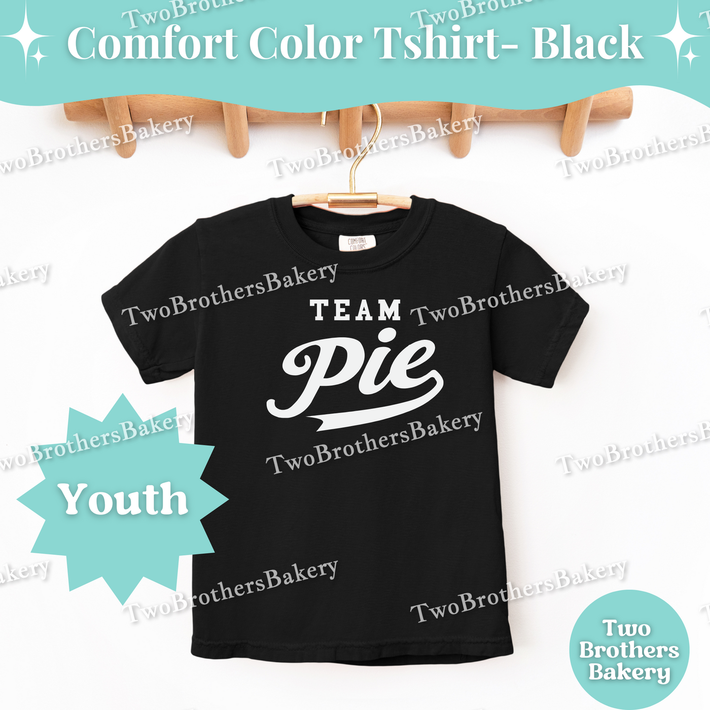 Team Pie Kids, Youth Baking T-Shirt, Pie Lover Tee, Matching Family Baking Outfit, Little Baker Gift, Sports Baking Tee, Kids Pie Lover Tee