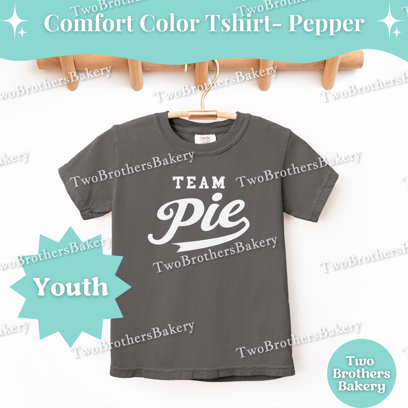 Team Pie Kids, Youth Baking T-Shirt, Pie Lover Tee, Matching Family Baking Outfit, Little Baker Gift, Sports Baking Tee, Kids Pie Lover Tee