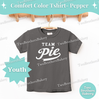 Team Pie Kids, Youth Baking T-Shirt, Pie Lover Tee, Matching Family Baking Outfit, Little Baker Gift, Sports Baking Tee, Kids Pie Lover Tee