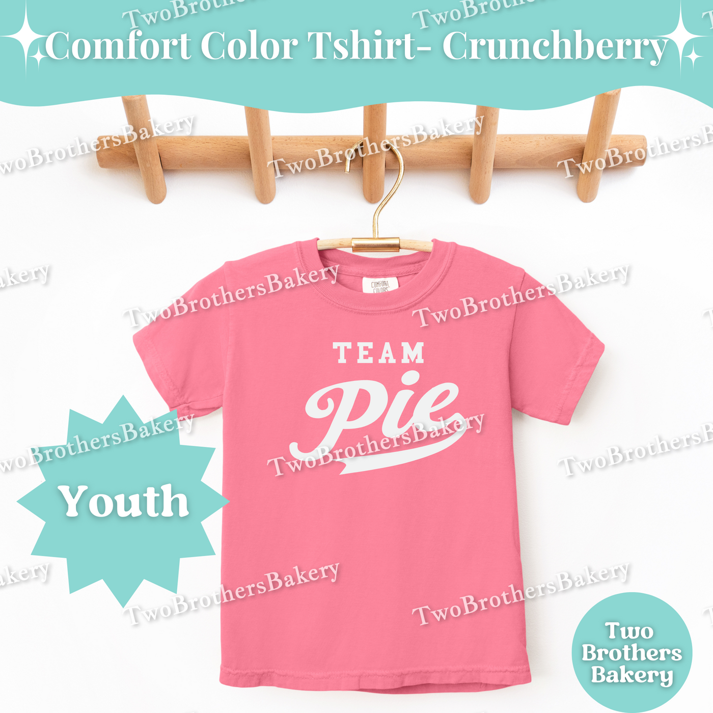 Team Pie Kids, Youth Baking T-Shirt, Pie Lover Tee, Matching Family Baking Outfit, Little Baker Gift, Sports Baking Tee, Kids Pie Lover Tee