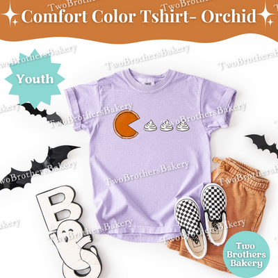 Kids Pac Man Pie Shirt, Thanksgiving Baking Tee, Fall Lover Top, Matching Family Baking Outfits, Pie Helper Shirt, Pie Baker Tee, Mini Baker