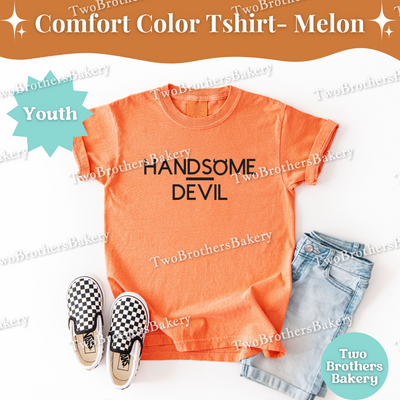 Handsome Devil Tshirt, Kids Halloween Shirt, Devil Costume, Sinner Tshirt, Cute Halloween Pullover for Children, Cute Handsome Devil Tee