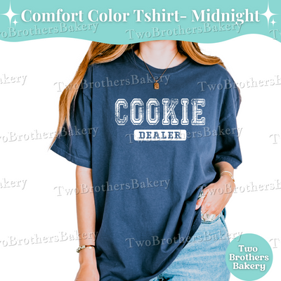 Cookie Dealer Shirt, Cookie Crew Family Matching Tee, Mommy and Me Cookie Shirts, Bakery Uniform, Varsity Baking Shirt, Matching Baking Tees