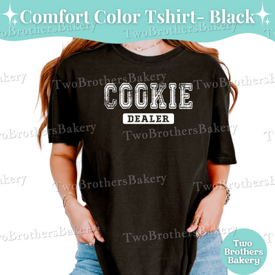 Cookie Dealer Shirt, Cookie Crew Family Matching Tee, Mommy and Me Cookie Shirts, Bakery Uniform, Varsity Baking Shirt, Matching Baking Tees