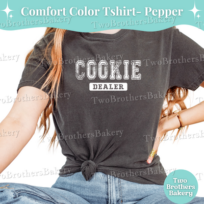 Cookie Dealer Shirt, Cookie Crew Family Matching Tee, Mommy and Me Cookie Shirts, Bakery Uniform, Varsity Baking Shirt, Matching Baking Tees