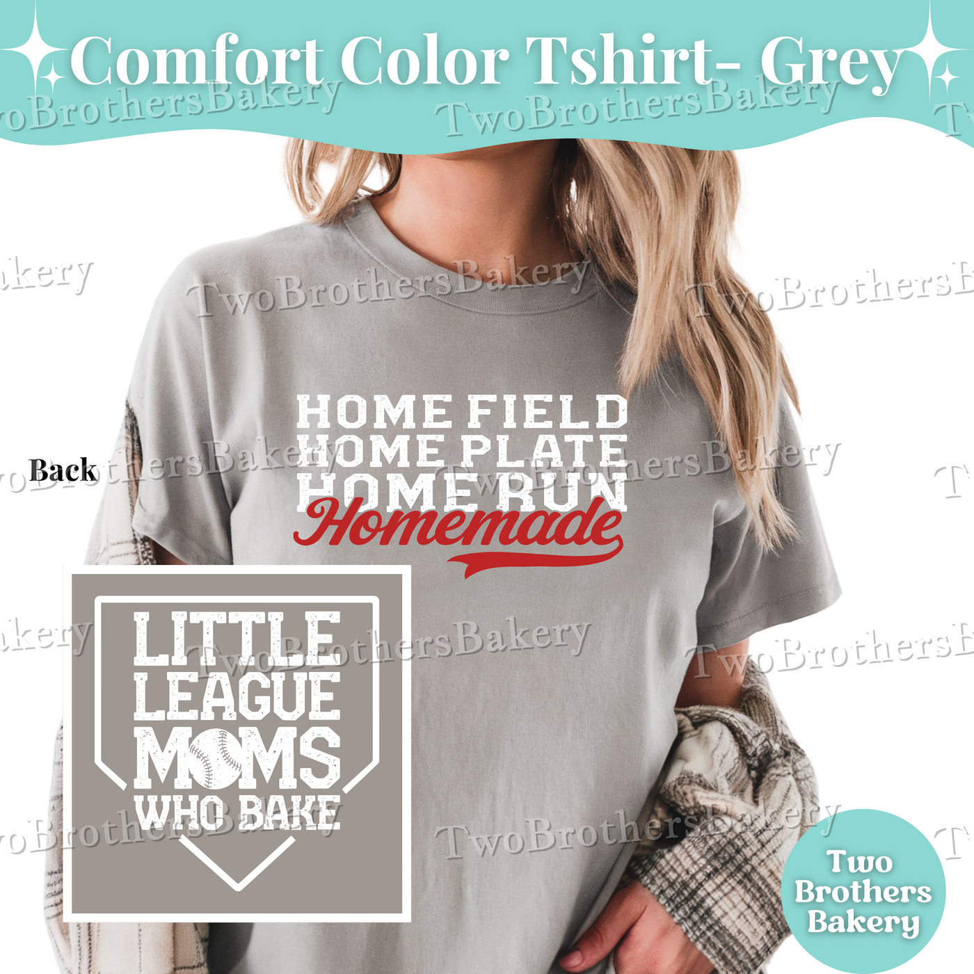 Home Plate Mom Shirt, Comfort Colors Baseball Tee, Little League Mom T-Shirt, Homemade Baker Shirt, Baseball Mom T-Shirt, Baseball Mom Gift