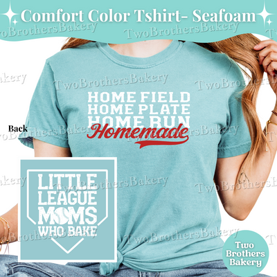 Home Plate Mom Shirt, Comfort Colors Baseball Tee, Little League Mom T-Shirt, Homemade Baker Shirt, Baseball Mom T-Shirt, Baseball Mom Gift