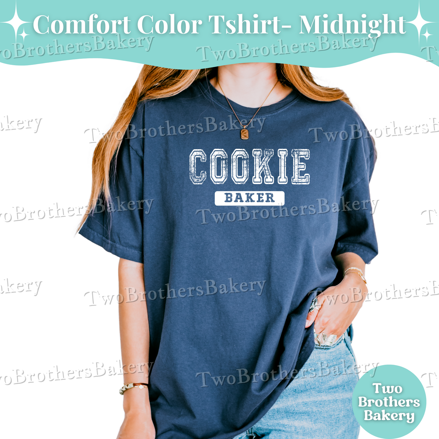 Cookie Baker Shirt, Varsity Cookie T-Shirt, Comfort Colors Tee for Cookiers, Home Bakery Apparel, Cottage Baker Gift, Cookie Business Shirt