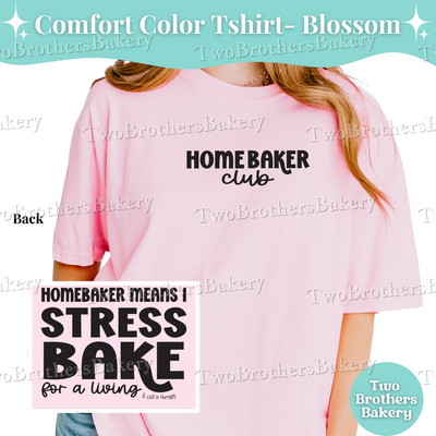 Home Baker Club Shirt, Stress Bake Tee, Funny Baking Shirt, Cottage Baker T-Shirt, Baker Therapy Shirt, Anxious Baker Tee, Baking Tshirt
