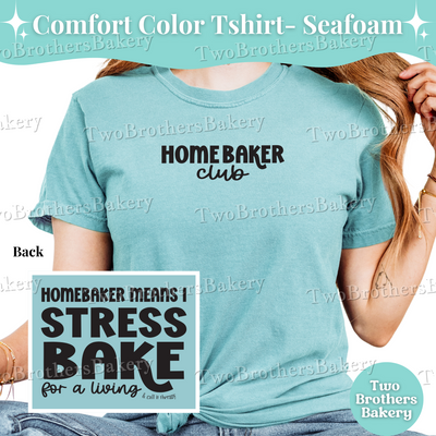 Home Baker Club Shirt, Stress Bake Tee, Funny Baking Shirt, Cottage Baker T-Shirt, Baker Therapy Shirt, Anxious Baker Tee, Baking Tshirt
