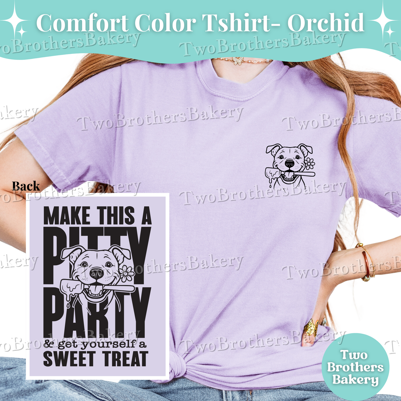 Pitty Party Baking Shirt, Comfort Colors T-Shirt, Pitbull Dog Tee, Funny Dog Lover Shirt, Animal Rescue Gift, Animal Lover Tee, Pitty Tshirt