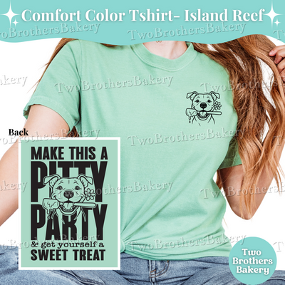 Pitty Party Baking Shirt, Comfort Colors T-Shirt, Pitbull Dog Tee, Funny Dog Lover Shirt, Animal Rescue Gift, Animal Lover Tee, Pitty Tshirt