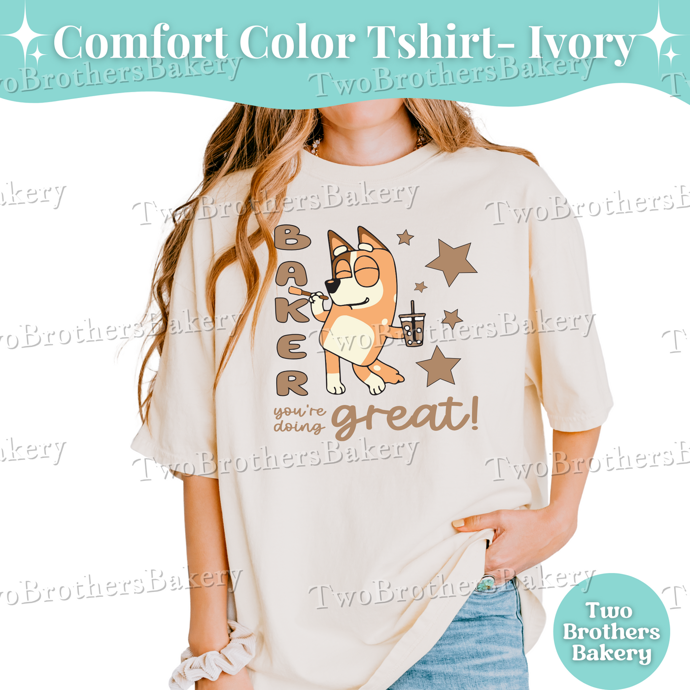 Chilli Quote Tee, Baking Mom Tee, Baking Shirt for Women, Cartoon Inspired Baker Gift, Mom and Me Baking Shirt, B!uey Tshirt for Mom