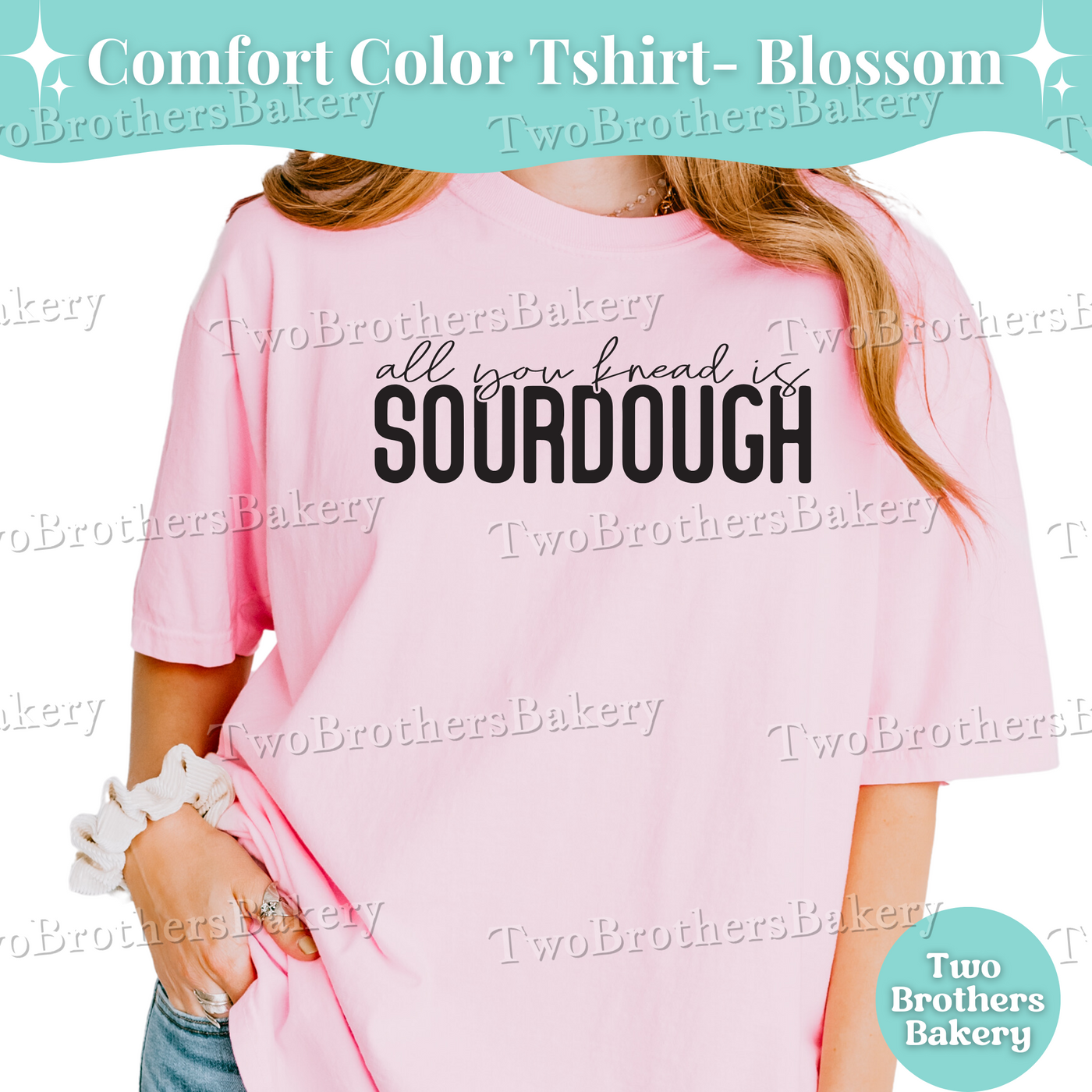 All You Knead Is Sourdough T-Shirt, Funny Sourdough Tee, Cottage Bakery Shirt, Gift for Bread Bakers, Sourdough Tshirt, Sourdough Baker Gift