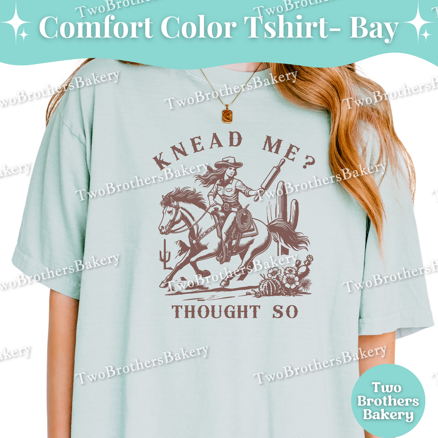 Knead Me Baking Shirt, Western Cowgirl Baker Tee, Rodeo Dough Maker, Country Kitchen T-Shirt, Funny Bread Cookie Baker Gift, Southern Baker