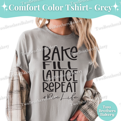 Bake Fill Lattice Repeat Pie Shirt, Funny Fall Baking Tee, Thanksgiving Pie Maker Shirt, Pie Life Baker Gift, Pie Baking Tee, Pie Bakers