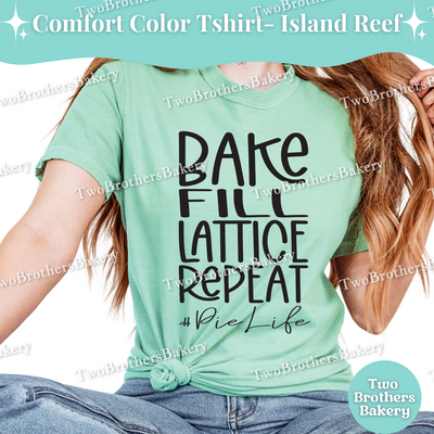 Bake Fill Lattice Repeat Pie Shirt, Funny Fall Baking Tee, Thanksgiving Pie Maker Shirt, Pie Life Baker Gift, Pie Baking Tee, Pie Bakers