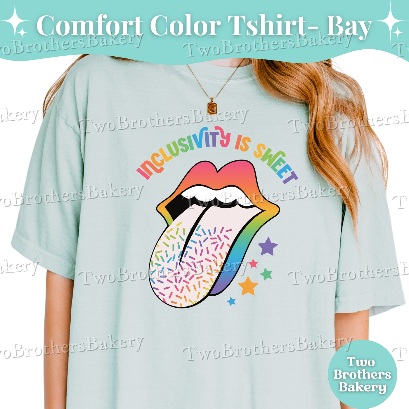 Inclusivity Is Sweet Shirt, LGBTQIA+ Tee, Pride Bakers & Allies, Rainbow Sprinkle Tee, Pride Bakery Gift, Pride Baking Shirt, Rainbow Tee