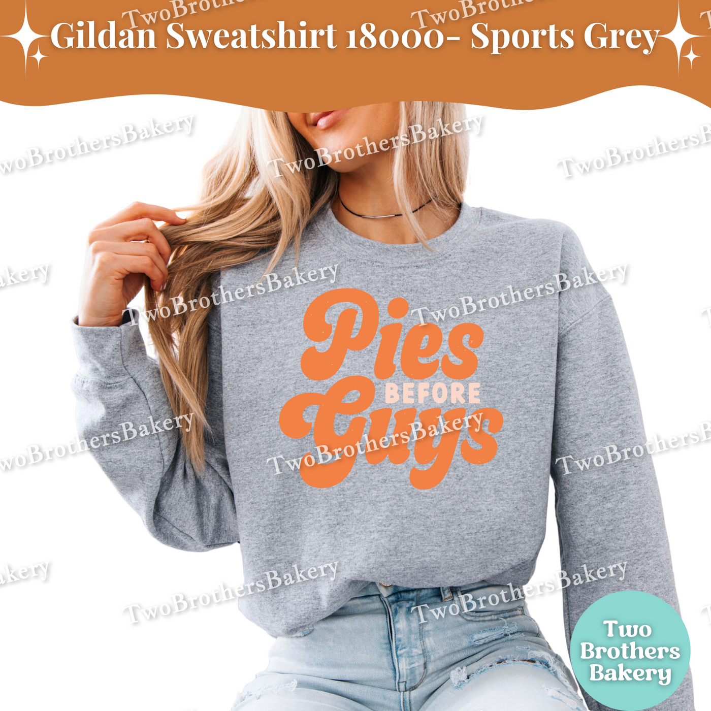 Pies Before Guys Sweatshirt, Retro Thanksgiving Baking Fall Crewneck, Funny Foodie Gift for Bakers & Pie Lovers, Friendsgiving Sweater