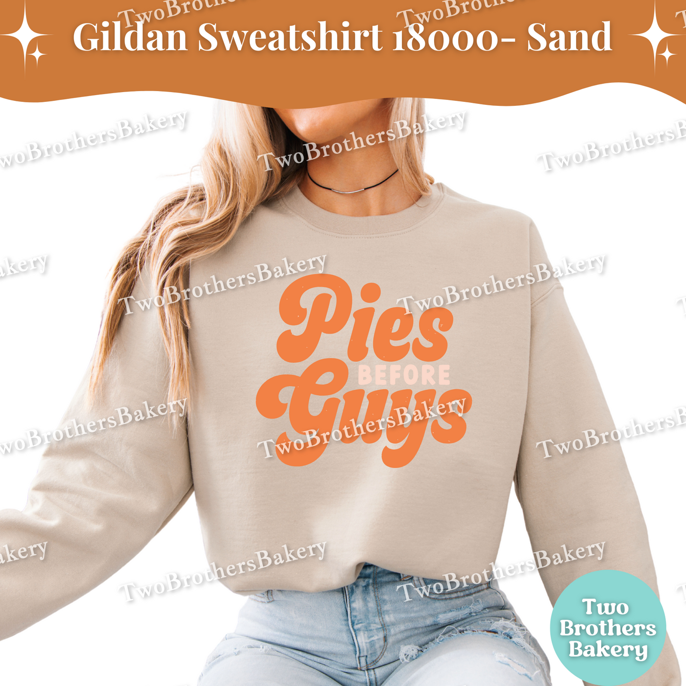 Pies Before Guys Sweatshirt, Retro Thanksgiving Baking Fall Crewneck, Funny Foodie Gift for Bakers & Pie Lovers, Friendsgiving Sweater