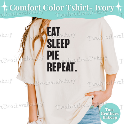 Eat Sleep Pie Repeat, Funny Baking Tee, Pie Baker Tee, Thanksgiving Pie Lover, Pie Lover Gift, Gift for Bakers, Autumn Baking Tee, Pie Life