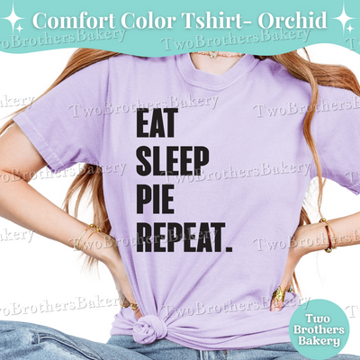 Eat Sleep Pie Repeat, Funny Baking Tee, Pie Baker Tee, Thanksgiving Pie Lover, Pie Lover Gift, Gift for Bakers, Autumn Baking Tee, Pie Life