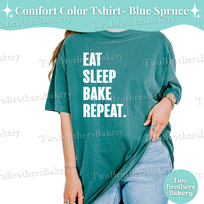 Eat Sleep Bake Repeat T-Shirt, Funny Baking Shirt, Pastry Chef Gift, Cottage Baker Tee, Baking Tshirt, Gift for Bakers, Baking Humor Shirt