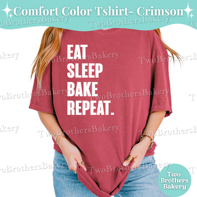 Eat Sleep Bake Repeat T-Shirt, Funny Baking Shirt, Pastry Chef Gift, Cottage Baker Tee, Baking Tshirt, Gift for Bakers, Baking Humor Shirt