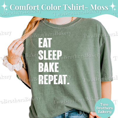 Eat Sleep Bake Repeat T-Shirt, Funny Baking Shirt, Pastry Chef Gift, Cottage Baker Tee, Baking Tshirt, Gift for Bakers, Baking Humor Shirt