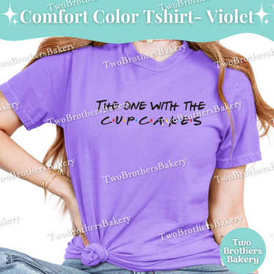 The One with the Cupcakes, Friends Inspired Baking Tee, Funny Cupcake Lover Gift, Cupcake Bakery, Cupcake Baker, Cupcake Baking Tee, Friends