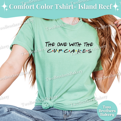 The One with the Cupcakes, Friends Inspired Baking Tee, Funny Cupcake Lover Gift, Cupcake Bakery, Cupcake Baker, Cupcake Baking Tee, Friends