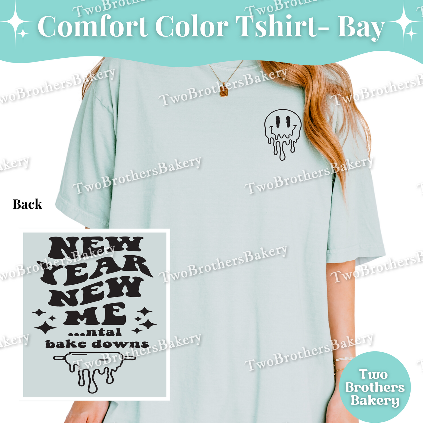 New Year Baking Shirt, Mental Bake Down Tee, Funny Baker Gift, New Years Baking Top, Retro Baking TShirt, Mental Health Tee, Anxious Baker