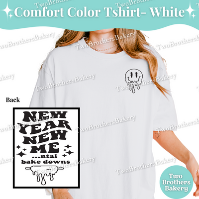 New Year Baking Shirt, Mental Bake Down Tee, Funny Baker Gift, New Years Baking Top, Retro Baking TShirt, Mental Health Tee, Anxious Baker