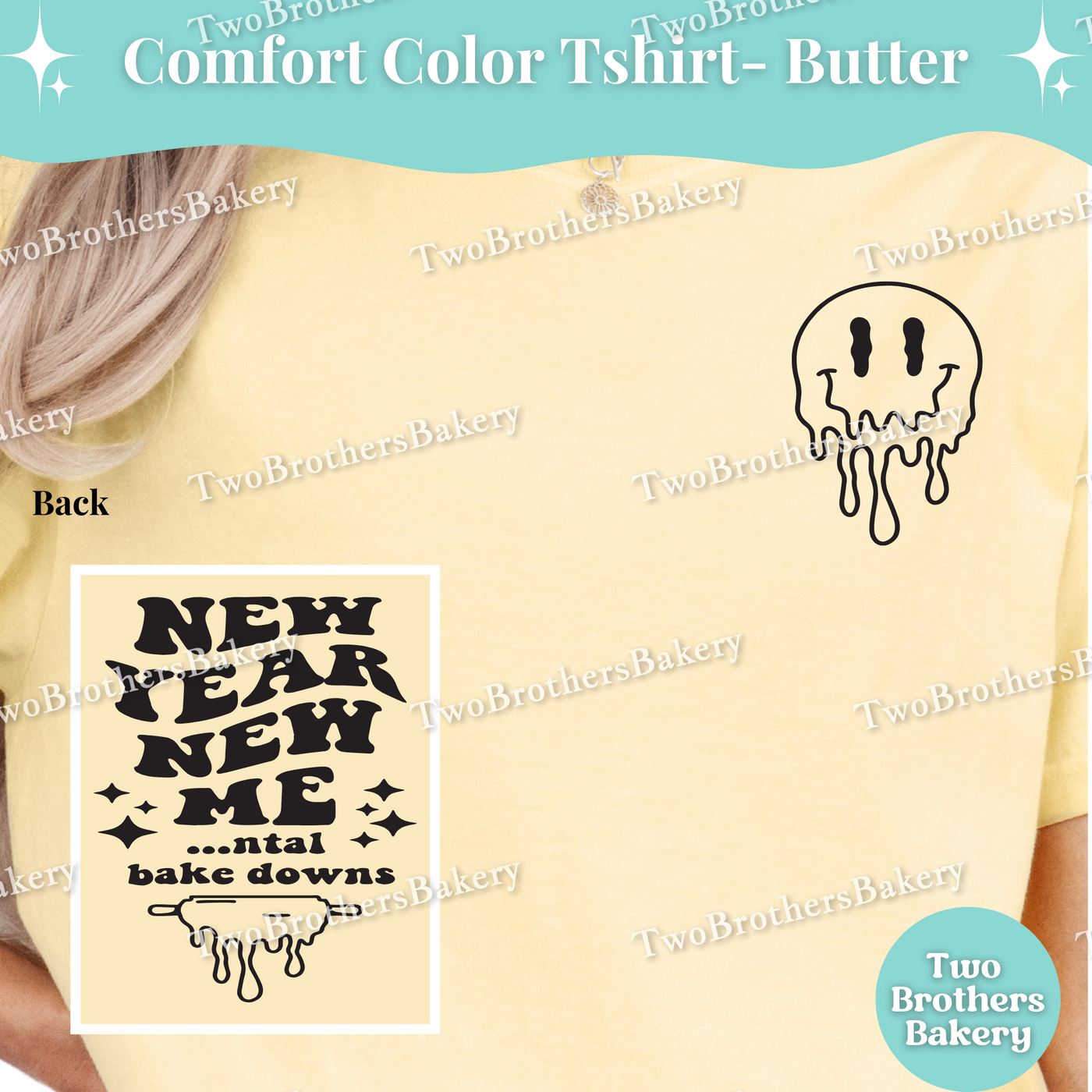 New Year Baking Shirt, Mental Bake Down Tee, Funny Baker Gift, New Years Baking Top, Retro Baking TShirt, Mental Health Tee, Anxious Baker