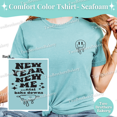 New Year Baking Shirt, Mental Bake Down Tee, Funny Baker Gift, New Years Baking Top, Retro Baking TShirt, Mental Health Tee, Anxious Baker