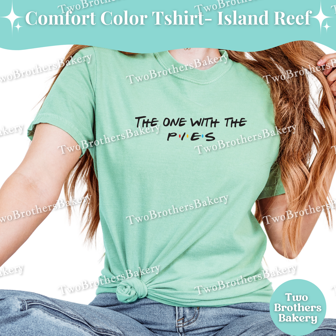 The One With The Pies, Friends TV Show Inspired, Funny Pie Baking Tee, Thanksgiving Baker Shirt, Retro Pie Lover Gift, Pie Baking Tee