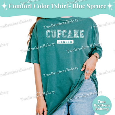 Cupcake Dealer, Distressed Varsity Baking Tee, Matching Family Baking Tees, Cupcake Lover Gift, Mommy and Me Cupcake Tees, Cupcake Bakery
