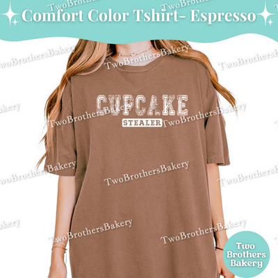 Cupcake Stealer, Distressed Varsity Baking Tee, Matching Family Baking Tees, Cupcake Lover Gift, Mommy and Me Cupcake Tees, Cupcake Bakery