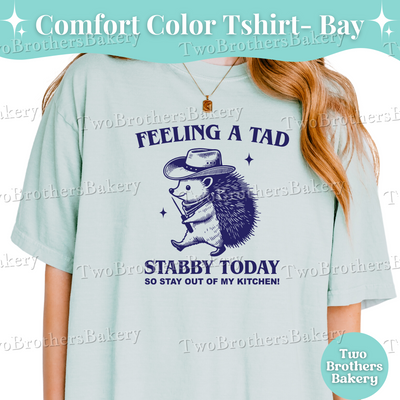 Feeling A Tad Stabby Shirt, Scribe Tool Baker Tee, Funny Cookie Decorator Shirt, Macaron Maker Gift, Baking Humor Shirt, Vintage Baker