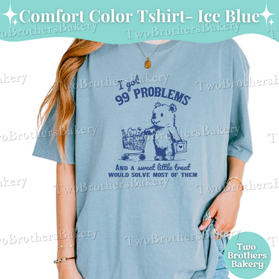 Retro Baking Shirt, Cute Bakery T-Shirt, Baking Lover Tee, Bread Lover Gift, Funny Foodie Shirt, Cottage Baker Top, 99 problems, Sweet Treat
